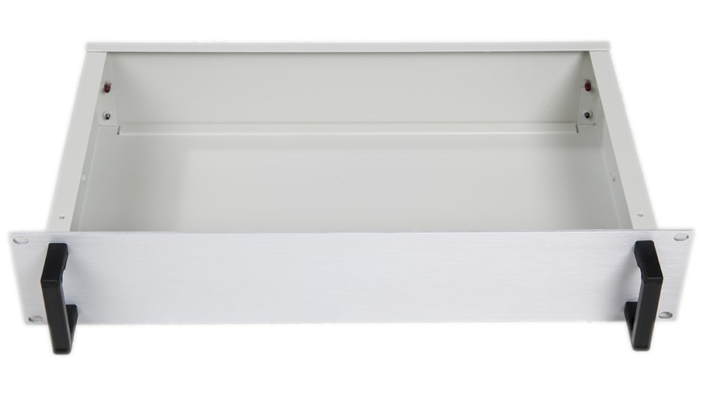 RS PRO 19インチラックマウントケース 2U, 88 x 483 x 250mm