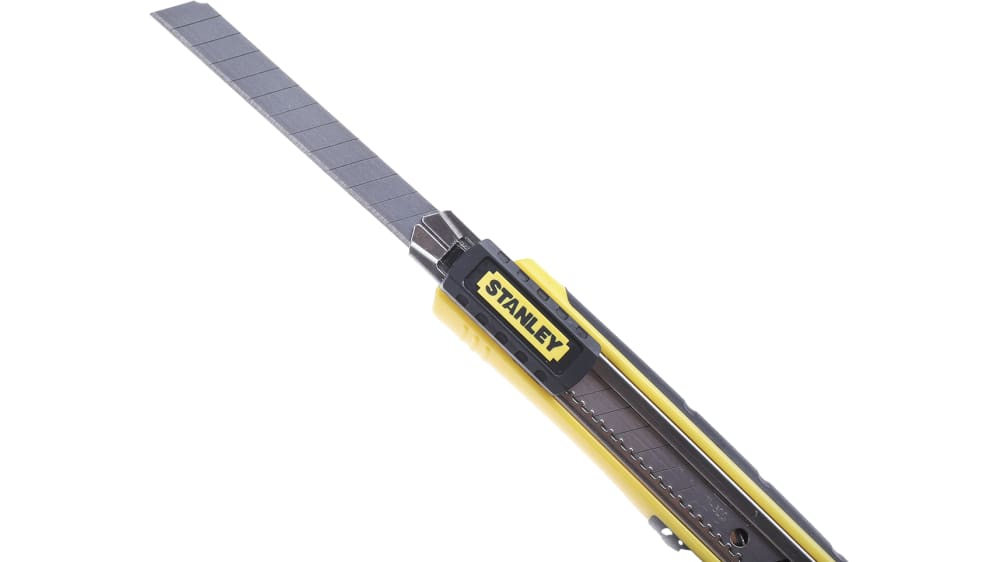 Stanley Tools Safety Knife with Straight Blade, Retractable