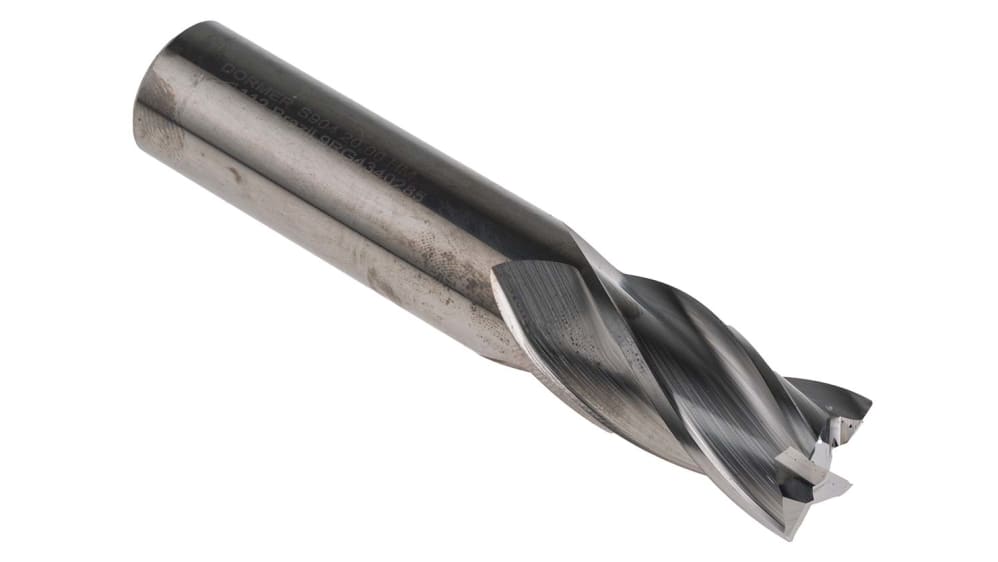 独創的 Dormer カッター径20mm 超硬ソリッド, mm, 全長104 エンドミル, パーツ