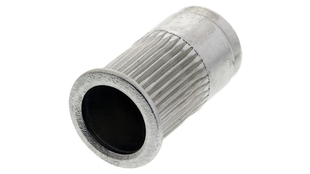 AVK Plain, M8 Steel Threaded Insert, 17.4mm diameter 13.5mm Depth 10.8mm