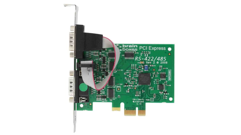Brainboxes シリアルカード, PCIe, 2ポート, RS422, RS485, PX-313 | RS