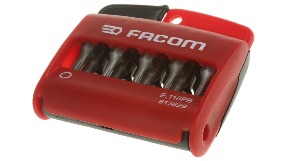 Facom Bit-Set E.116 – 10-tlg. Torx Plus Sicherheits-Bits 1/4" In Praktischer Box