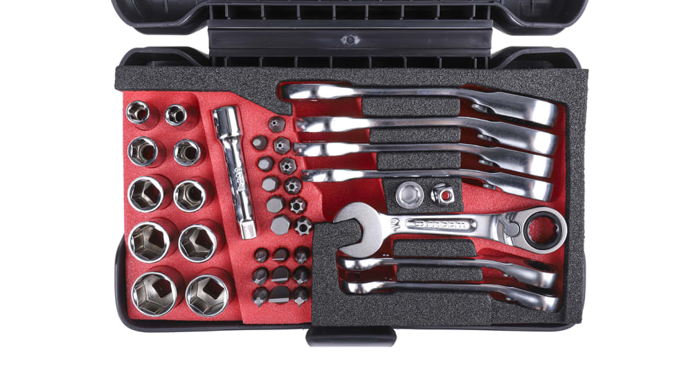 Facom 41 Piece Mechanical Tool Kit with Case RS Stock No.: 669-8246 Mfr.  Part No.: 467BS.BOXPB