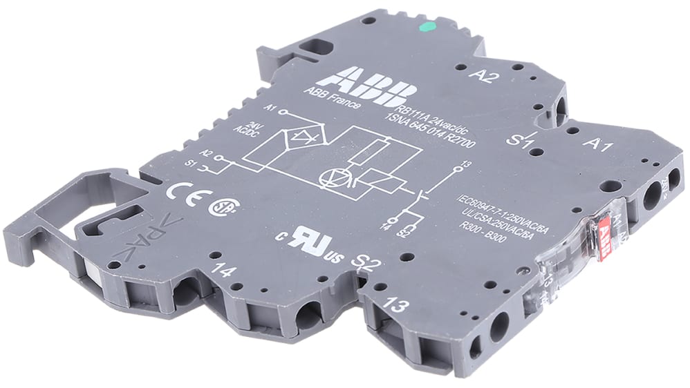 1SNA645014R2700 RB111-24VUC | ABB R600 Series Interface Relay, DIN