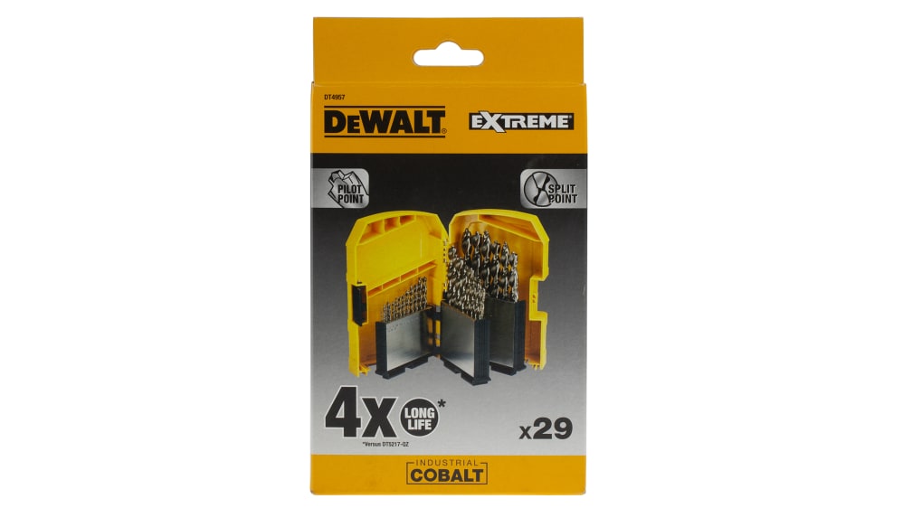 Coffret forets bois DeWalt Extreme (5 pcs)