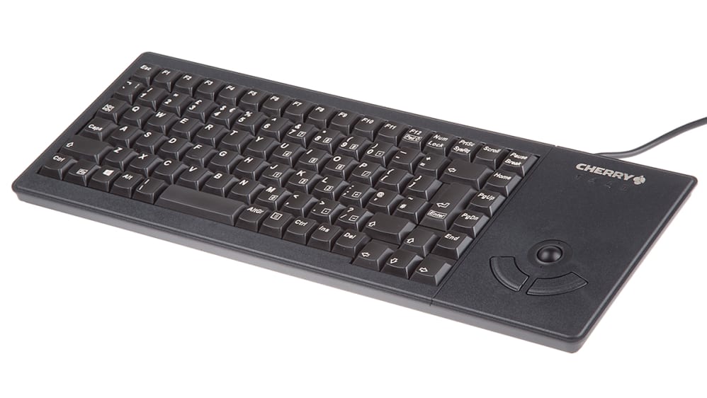Cherry トラックボール付きキーボード, キー配列：QWERTY (UK