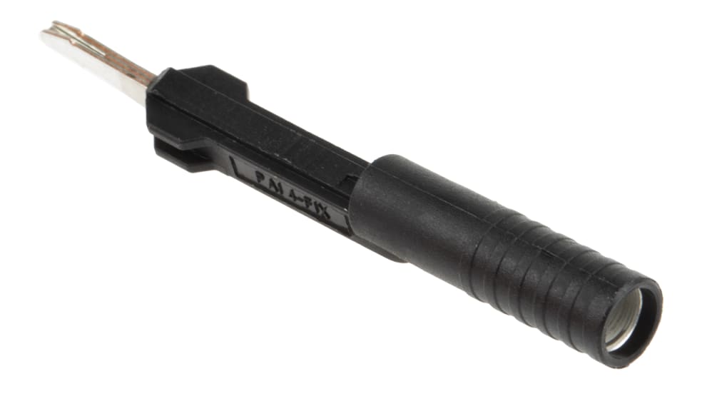 3032774 | Phoenix Contact Prüfadapter Schwarz, Ø 4mm | RS