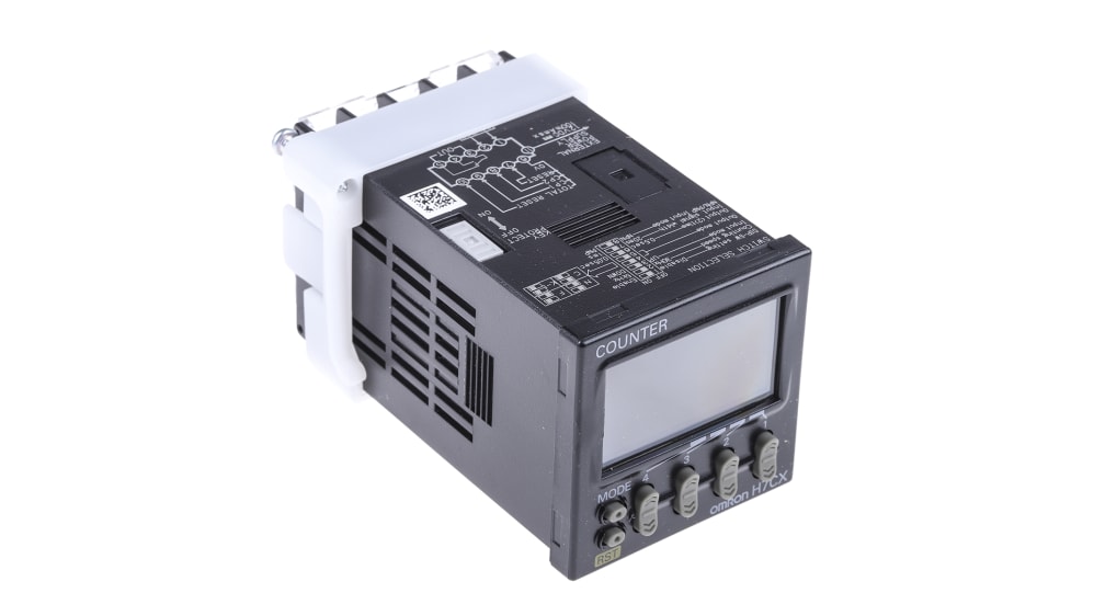 Composants - Compteurs - OMRON H7CCAUD 700364 Compteur numérique 48 x 48 mm  bornes à vis, ip66, 6 chiffres de comptage, multifonction: 1 et 2 étages,  total, lot, double, comp