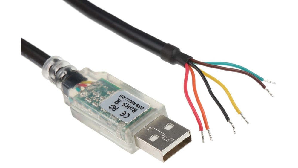 FTDI Chip コンバータケーブル コネクタA:USB A /B:ケーブル端 USB 