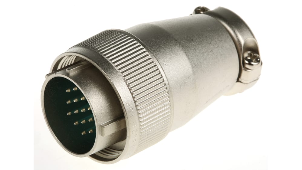 SRCN6A21-16P | 日本航空電子工業 オス 丸型コネクタ, 16極, Miniature