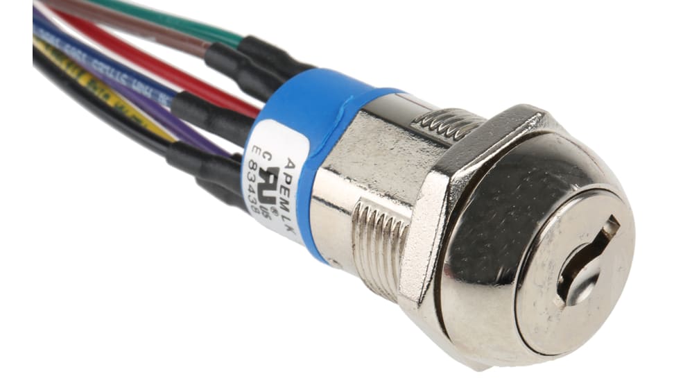 APEM キースイッチ, JD10F126W, 3極, 45° | RS APEM キースイッチ, JD10F126W, 3極, 45° | RS