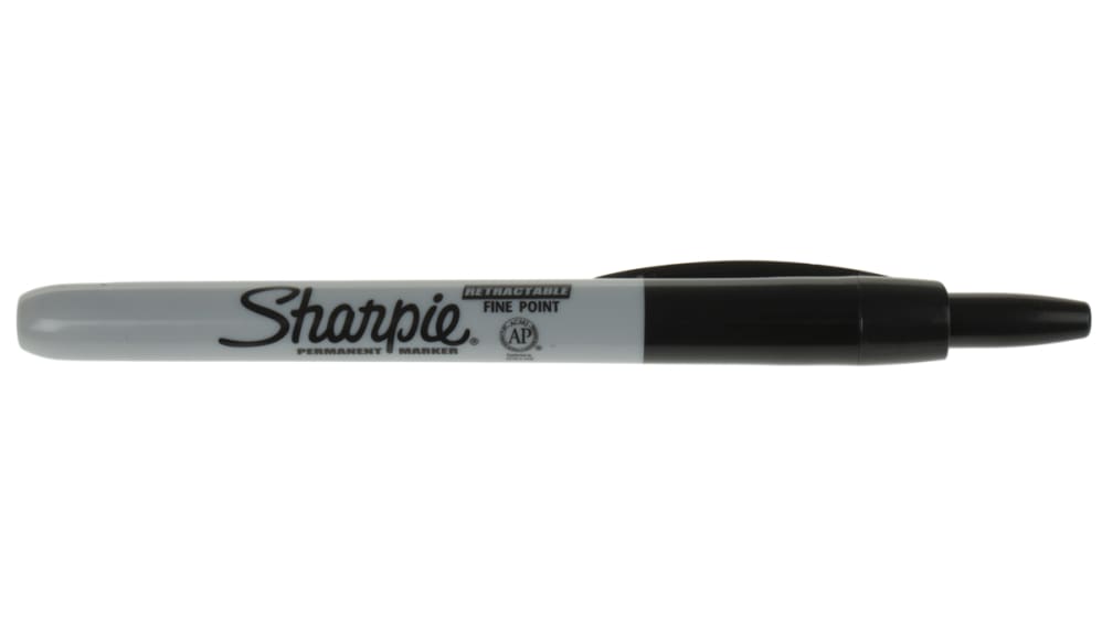 Sharpie Nero Pennarello indelebile Extra fine Tonda, 1mm