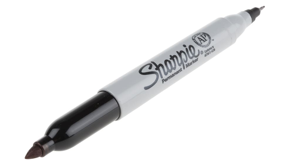 Sharpie Nero Pennarello indelebile Extra fine Tonda Codice RS: 696-1790  Codice costruttore