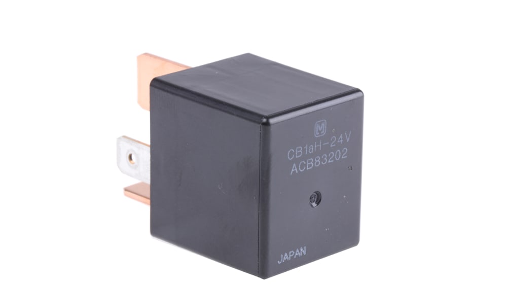 CB1AH24 | Panasonic 自動車用リレー 24V dc SPNO | RS CB1AH24 | Panasonic 自動車用リレー 24V dc SPNO | RS