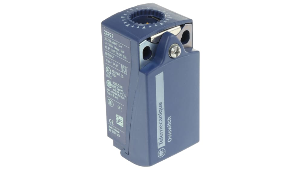 ZCP29 | Telemecanique Sensors OsiSense XC Series Limit Switch, 2NC, DP, Plastic Housing, 240V ac Max, 1.5A Max | RS ZCP29 | Telemecanique Sensors OsiSense XC Series Limit Switch, 2NC, DP, Plastic Housing, 240V ac Max, 1.5A Max | RS