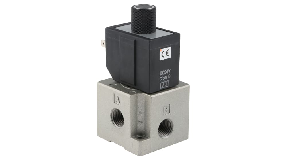 EVT317-5DO-02F-Q | SMC 3/2 Pneumatic Solenoid Valve - Spring 