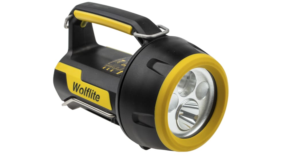 XT-70H | Wolf Safety IECEx/ATEX LED Hand Lamp Black Rechargeable | RS