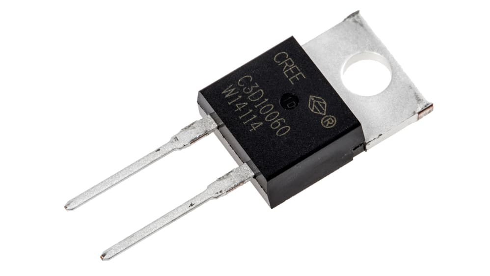 C3D10060A | Wolfspeed 整流ダイオード, 10A, 600V スルーホール C3D10060A | Wolfspeed 整流ダイオード, 10A, 600V スルーホール