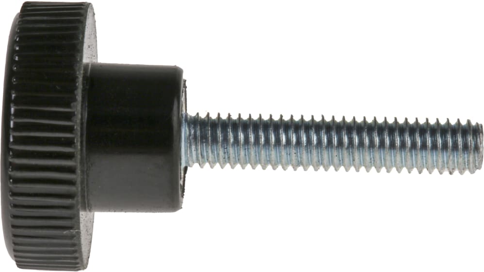 sourcingmap M4 x 50mm plastique Filetage mâle à tête moletée