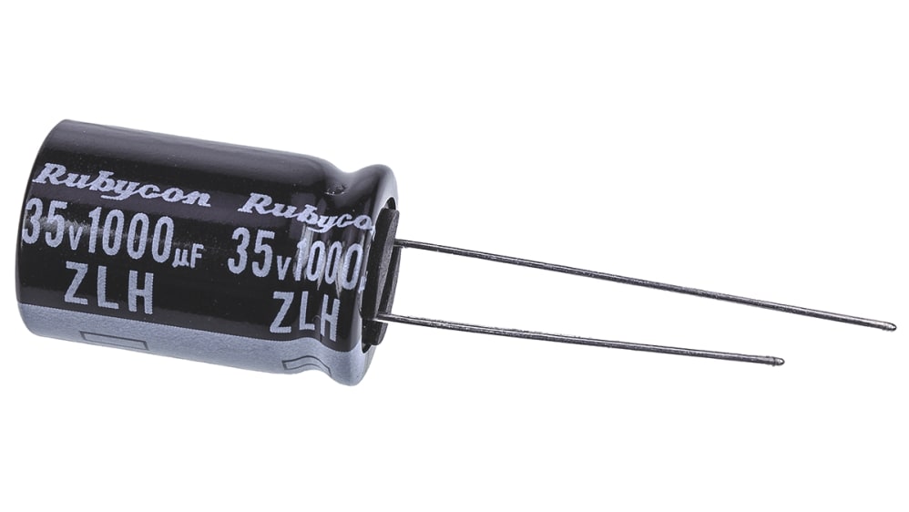 35ZLH1000MEFC12.5X20 | ルビコン 1000 μF,35 コンデンサ, スルー