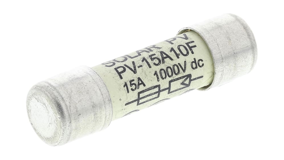 Eaton カートリッジヒューズ 15A セラミック 10 x 38 mm 1kV dc PV