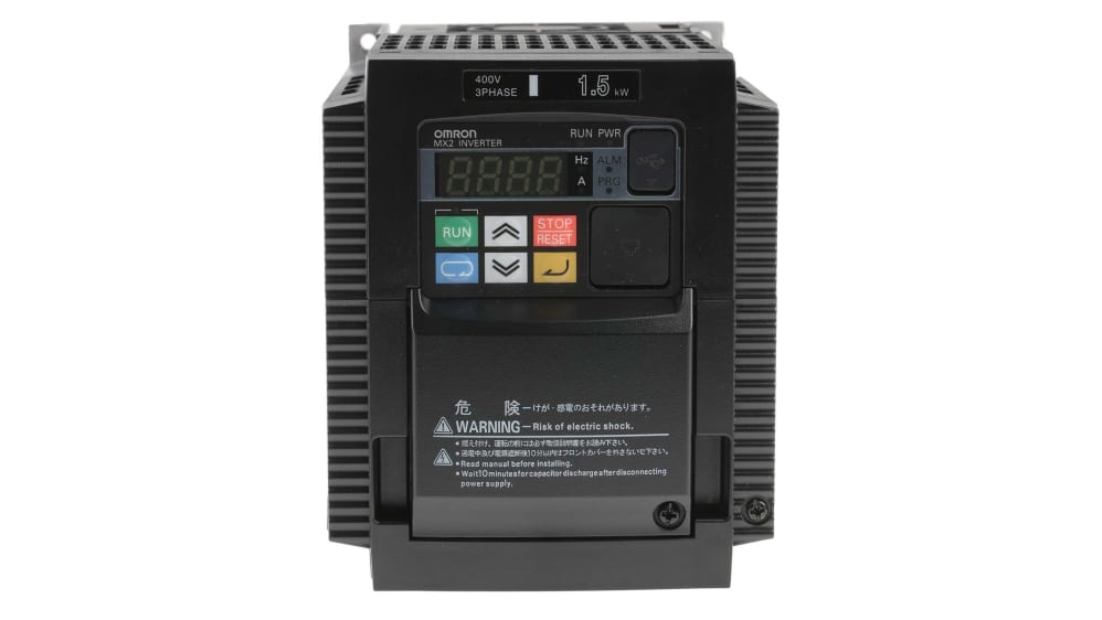 3G3MX2-A4015-EV2 | オムロン インバータ 1.5 kW 400 V ac 3相, 3G3MX2 