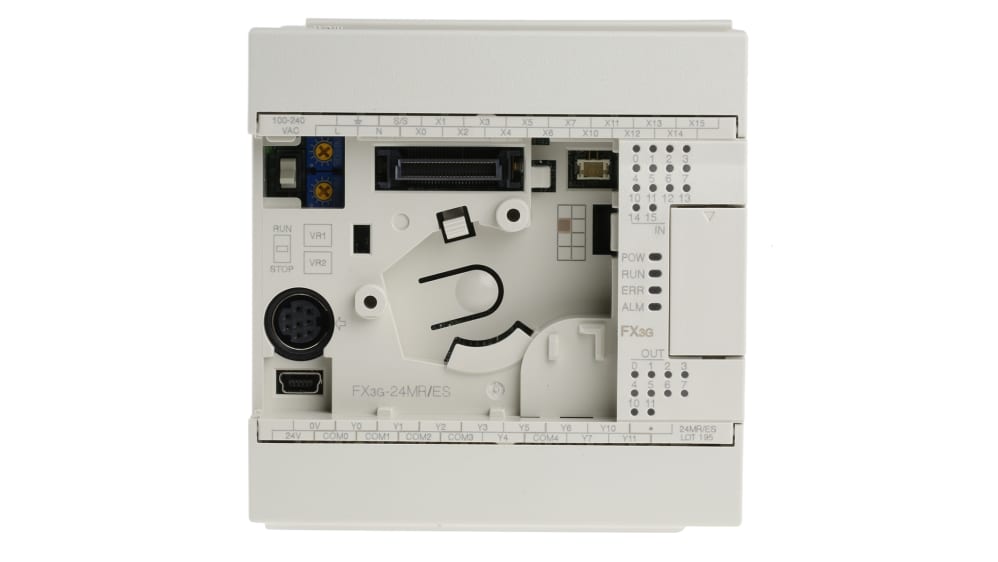 FX3G-24MR/ES | Mitsubishi FX3G Series Logic Module, 100 → 240 V