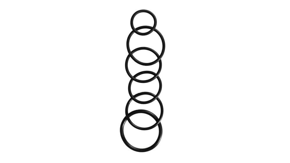 RS PRO FPM O-Ring-Satz, Dichtungsring ,Gummidichtung, 386 Stück