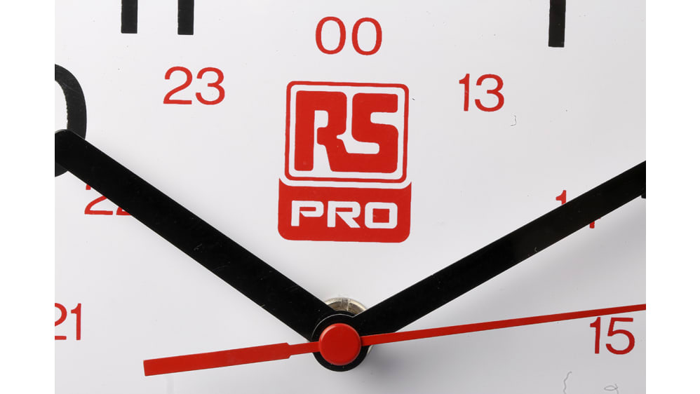 Orologio Analogico da parete RS PRO, in Plastica