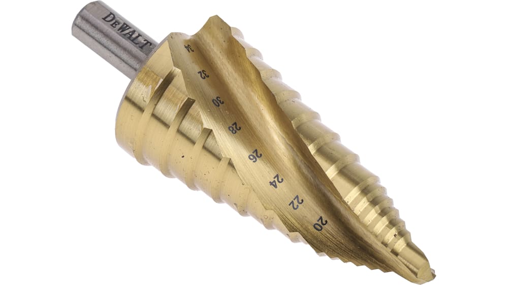 DeWALT HSS Step Drill Bit 20mm x 34mm
