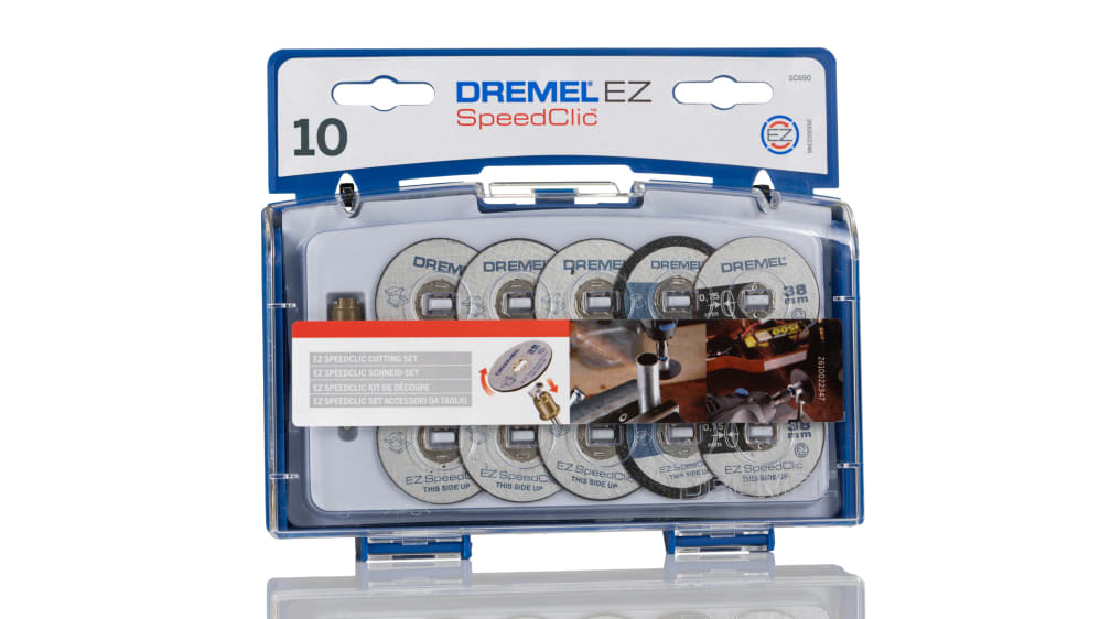 2615S456JD Dremel, Disque de coupe, paquet de 12, pour utiliser avec les  outils de coupe métal Dremel