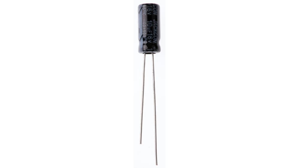 RS PRO, THT Aluminium-Elektrolyt Kondensator 10μF ±20% / 16V dc, Ø 5mm x  11mm x 11mm, bis 105°C