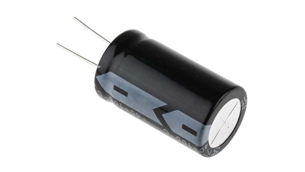 RS PRO, THT Aluminium-Elektrolyt Kondensator 10μF ±20% / 450V dc, Ø 10mm x  20mm, bis 105°C