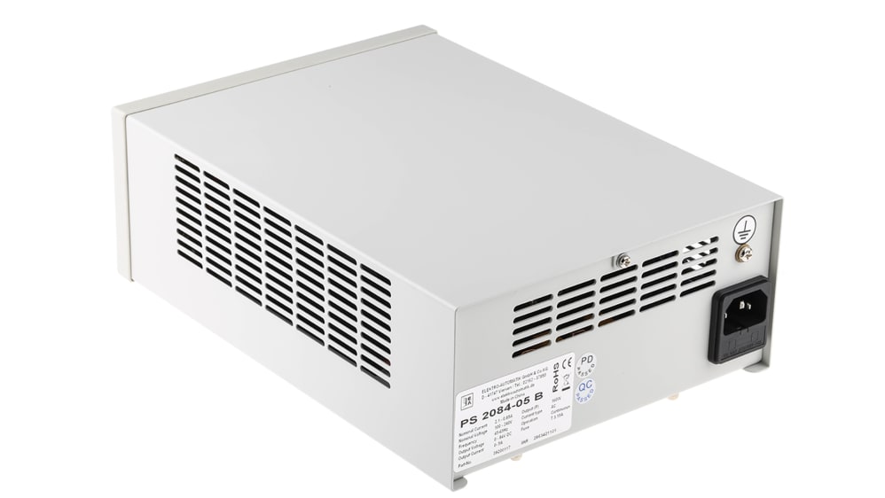 EA-PS 2084-05B, Alimentatore da banco EA Elektro-Automatik, 1 uscita, 0 →  84V, 5A, 160W, Cert. ISO