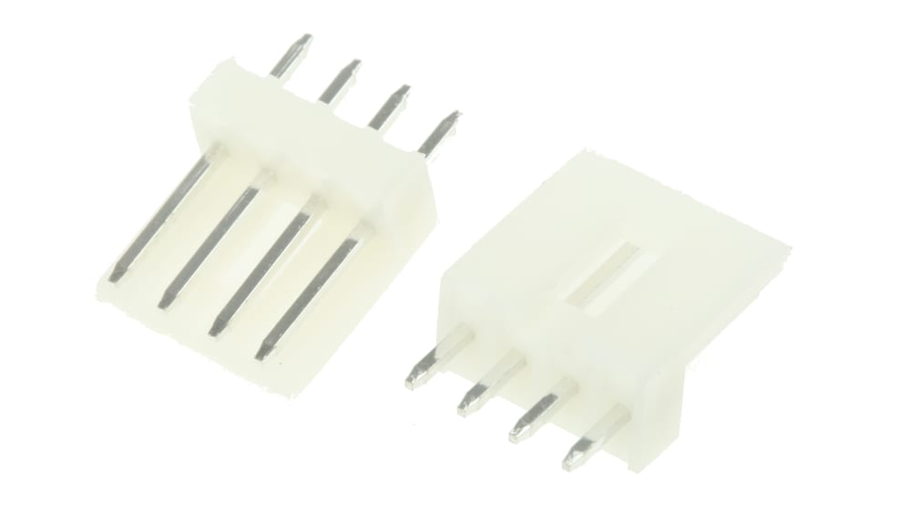 171825-4 | TE Connectivity ストレート 基板接続用ピンヘッダ 4極 2.5