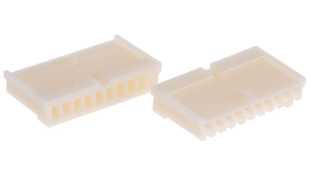 TE Connectivity コネクタハウジング 10極 ピッチ:2.5mm 1列 1 TE Connectivity コネクタハウジング 10極 ピッチ:2.5mm 1列 1