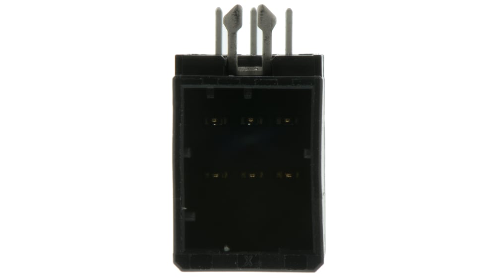 1376136-1 | TE Connectivity ライトアングル 基板ヘッダ, 6極, 2.5 mm