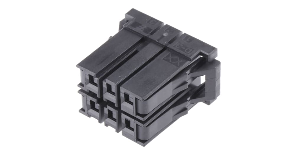TE Connectivity コネクタハウジング 6極 ピッチ：5.08mm 2列 1-178129