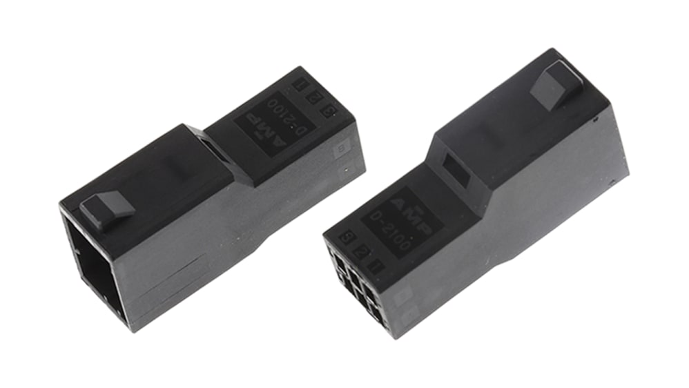 TE Connectivity コネクタハウジング 6極 ピッチ:2.5mm 2列 1 TE Connectivity コネクタハウジング 6極 ピッチ:2.5mm 2列 1