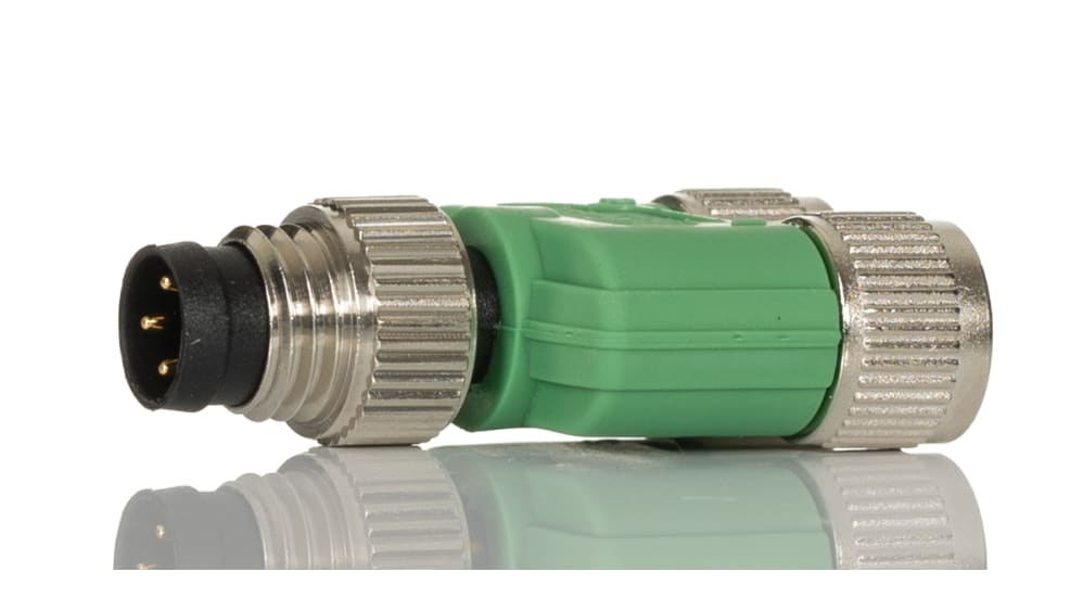 1696222 | Phoenix Contact SAC Rundsteckverbinder Adapter, M8, 3 