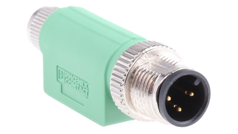 1519752 | Phoenix Contact Rundsteckverbinder Adapter, M12, 3-polig 