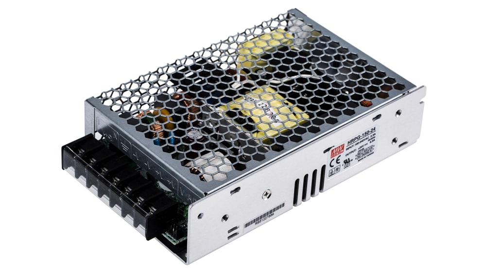 MEAN WELL スイッチング電源 24V dc 6.5A 156W HRPG-150-24RS | RS