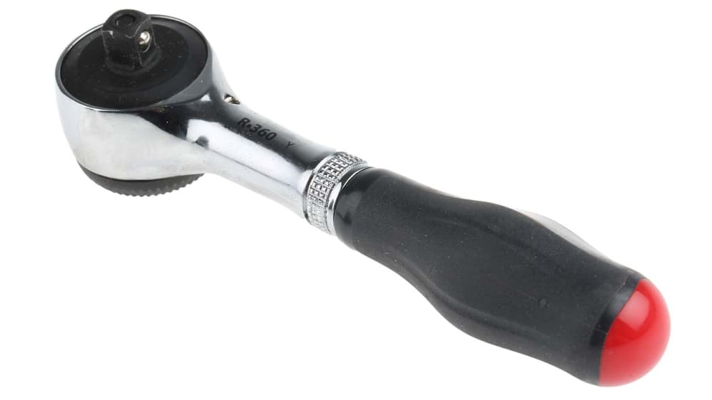 Facom R.360PB 1/4 in Square Ratchet with Bi-material Facom R.360PB 1/4 in Square Ratchet with Bi-material