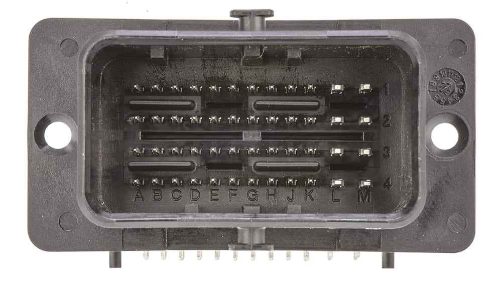 Connecteur Molex 48 Voies CMC - Réceptacle Droit Noir Mat étanche - 0,635 Mm / 1,50 Mm - Neuf