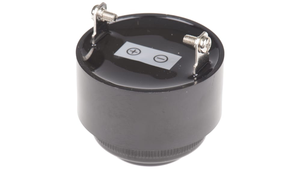 RS PRO 高速パルス 圧電ブザー, 3.4kHz, 88dB, パネルマウント | RS