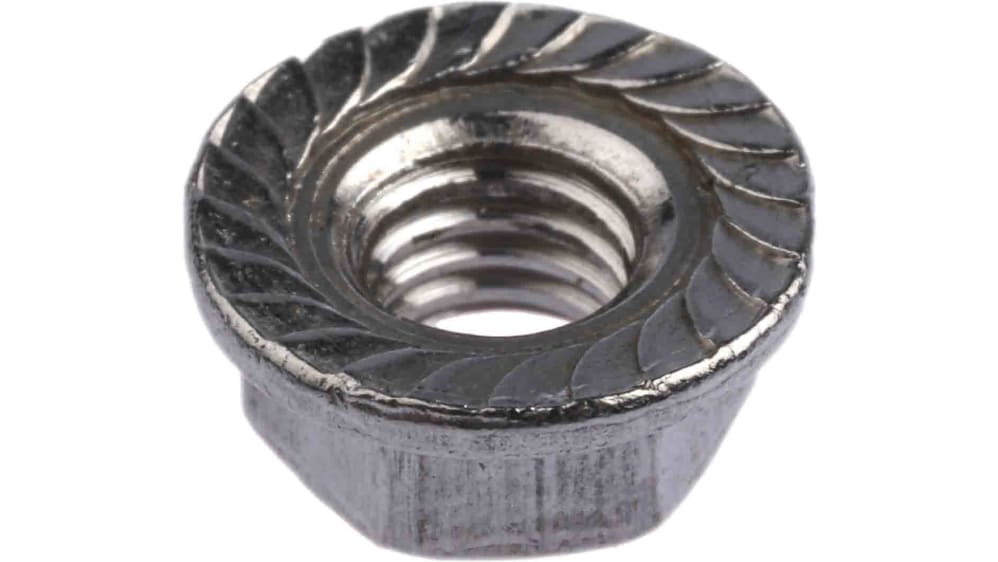 Dadi Flangia Seghettati Metrici A2 In Acciaio Inox 304 - Misure M6 M8 M10 M12