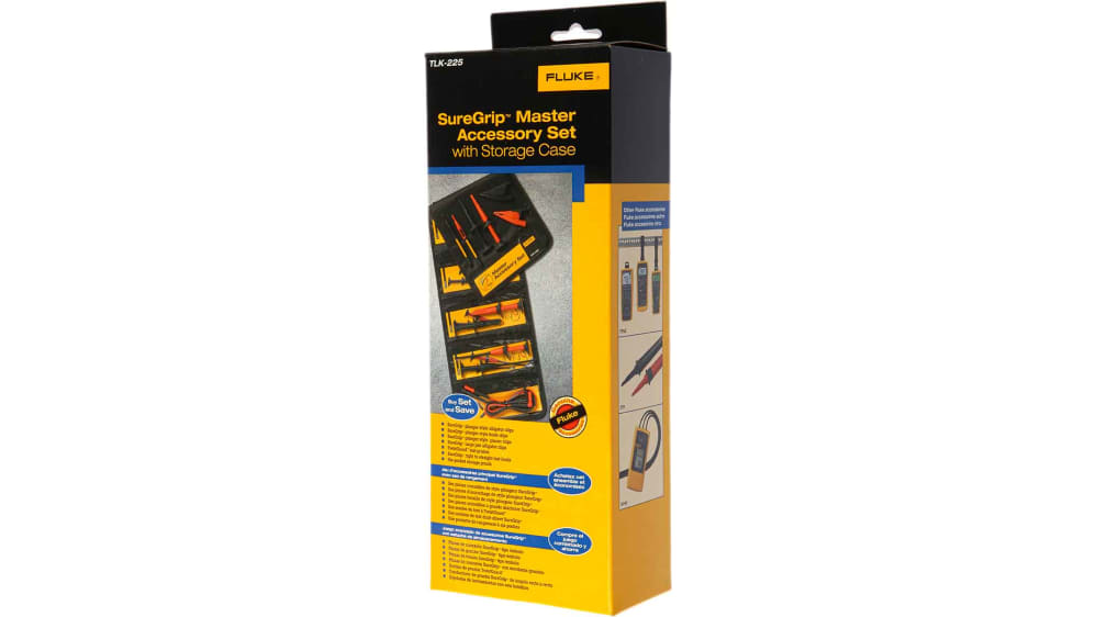 FLUKE AC220 - Jeu de sondes à pince crocodile SureGrip - grippe