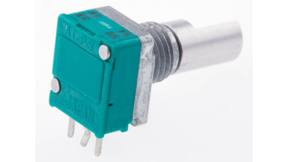 Potenciométro ALPS RK09 De 10K Ohmios Doble - Modelo RK09712200HA, Eje ...