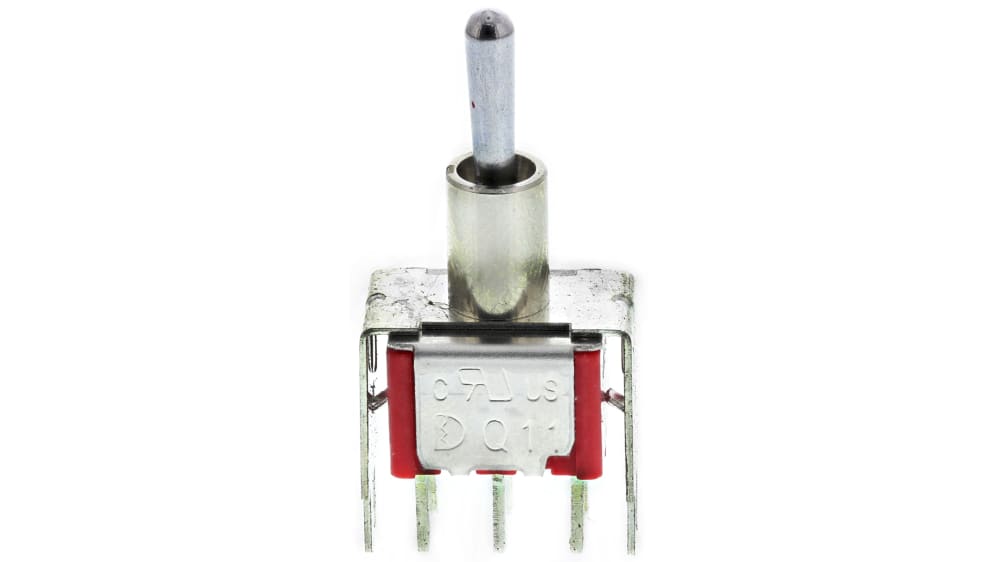 RS PRO トグルスイッチ, On-On-On, DPDT, 5 A @ 250 V ac, PCB | RS