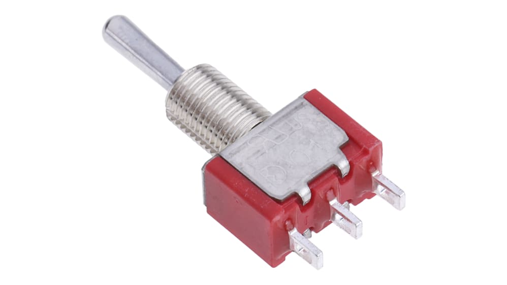 RS PRO トグルスイッチ, On-Off-(On), SPDT, 5 A @ 250 V ac, パネル